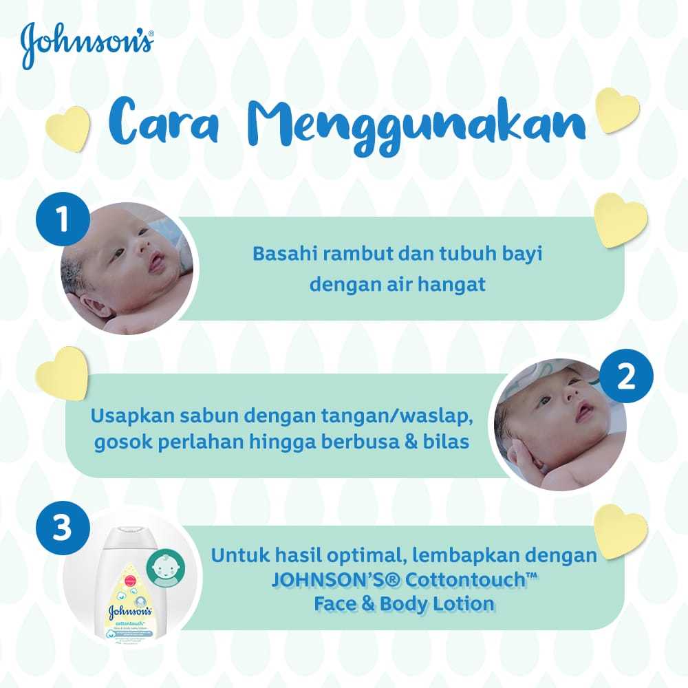 Johnsons Baby Hair & Body Baby Bath - Top To Toe 100ml