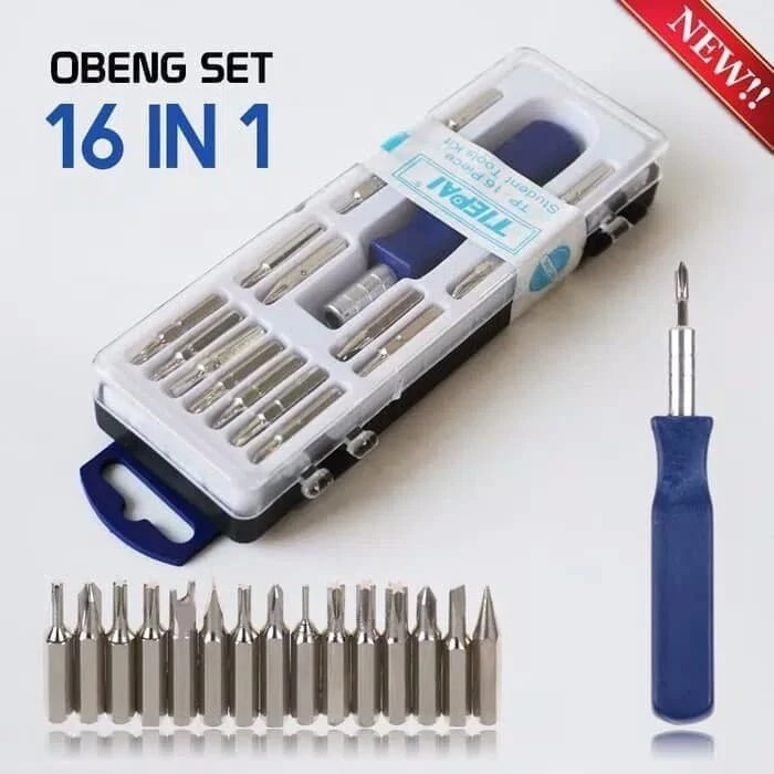 Obeng Set 16in1 - Set Obeng Repair Tool Kit