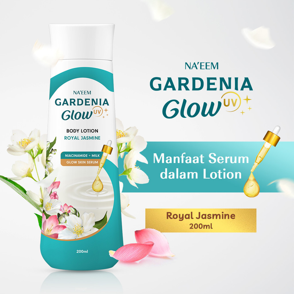 Gardenia Glow by Naeem UV Body Lotion 200ml - Royal Jasmine