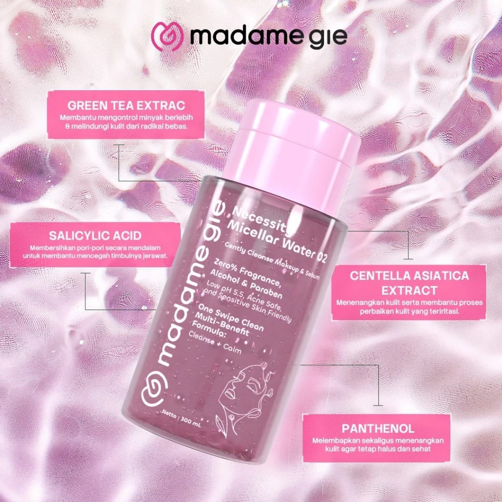 Madame Gie Necessity Micellar Water (02) 300ml
