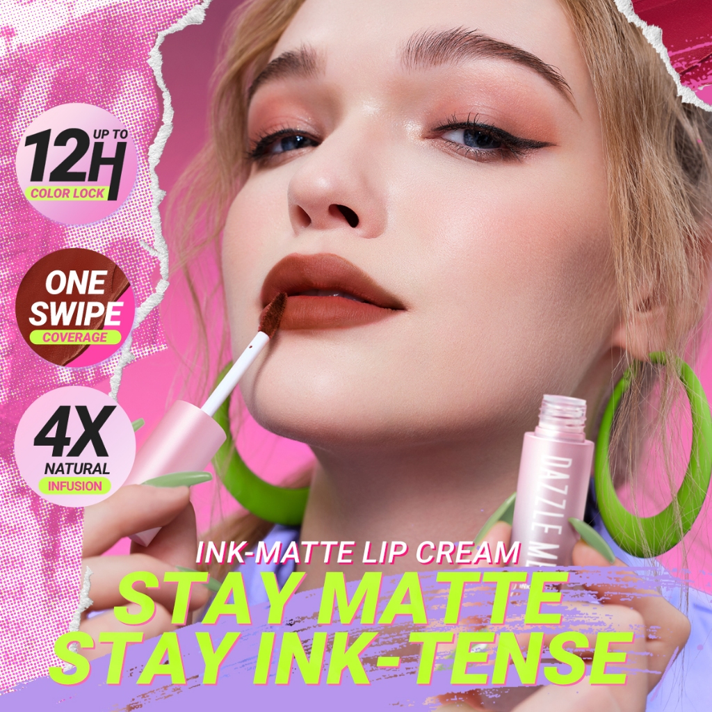 DAZZLE ME Ink-Matte Lip Cream - P04 Wonder-Ink