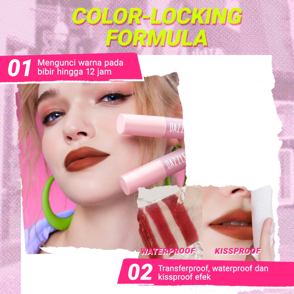 DAZZLE ME Ink-Matte Lip Cream - B06 Worth-Ink