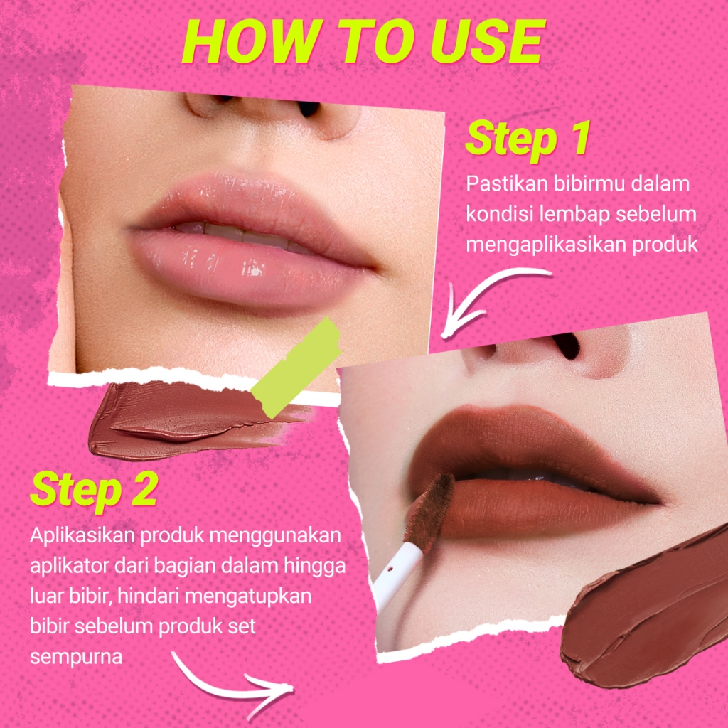 DAZZLE ME Ink-Matte Lip Cream - R08 Joy-Ink