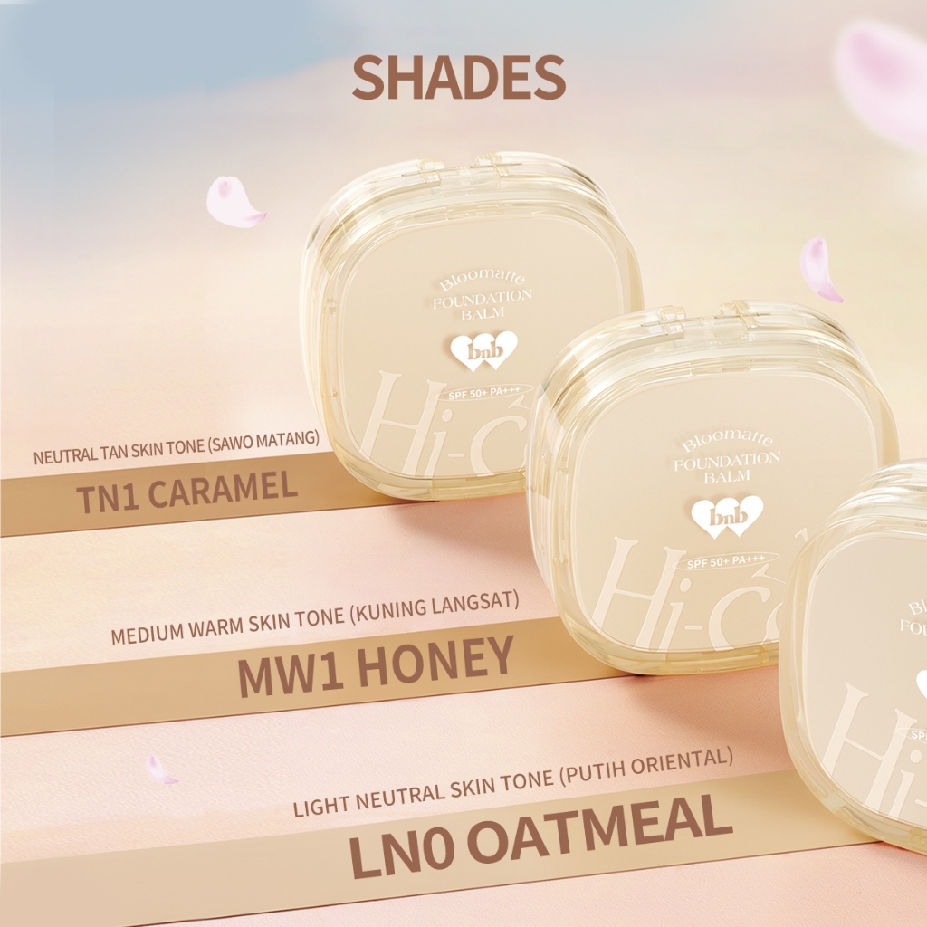 BNB Barenbliss Bloomatte Hi-Cover Foundation Balm 12gr - TN1 Caramel *