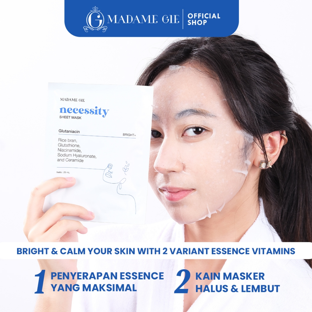 Madame Gie Necessity Sheet Mask 25ml - Glutaniacin (Bright)