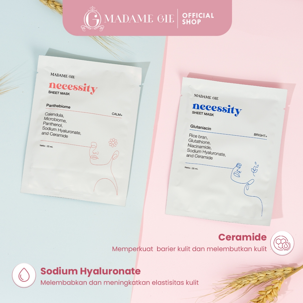 Madame Gie Necessity Sheet Mask 25ml - Glutaniacin (Bright)