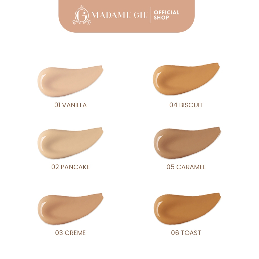 Madame Gie No Limatte Cushion - 01 Vanilla