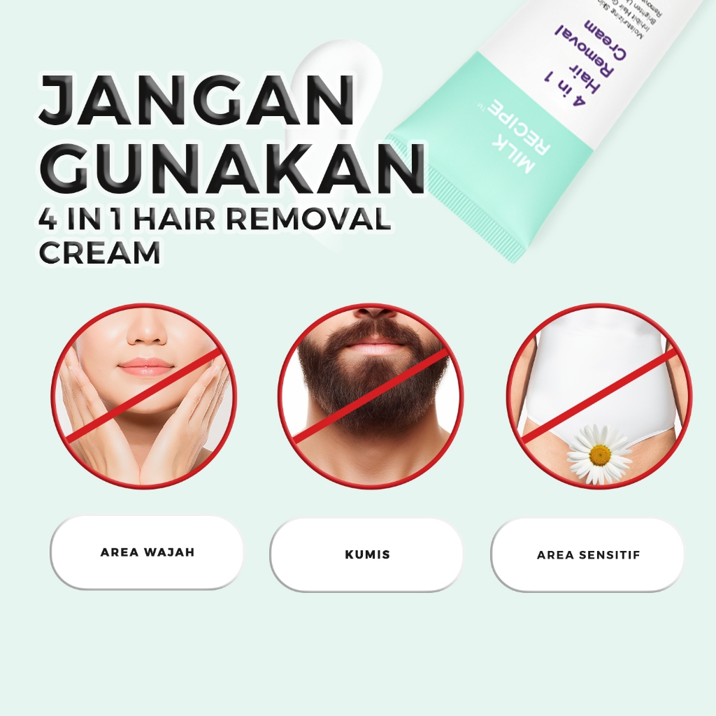 Milk Recipe 4in1 Hair Removal Cream 70gr