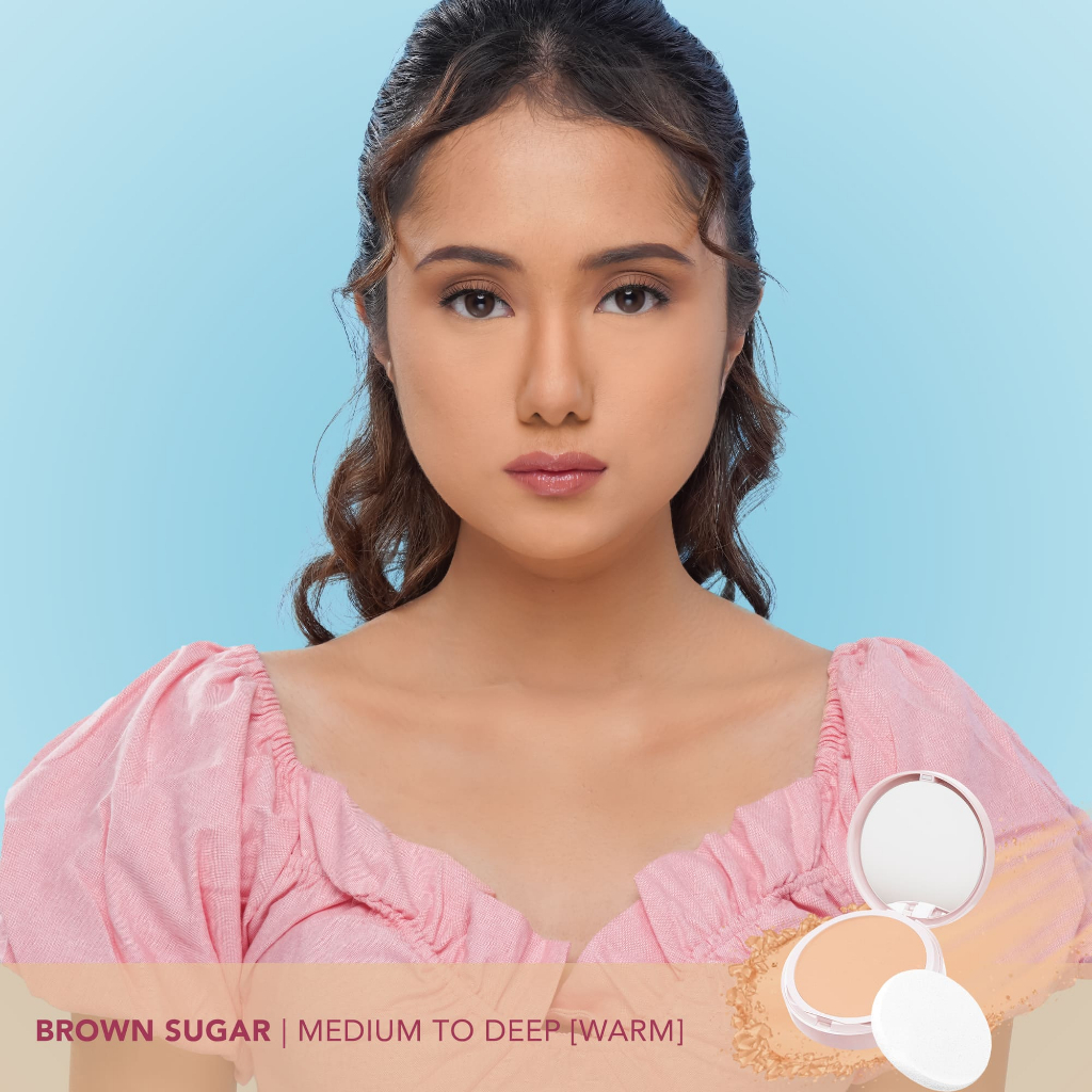Sea Makeup Acne Cover & Smooth Two Way Cake 9gr - Brown Sugar