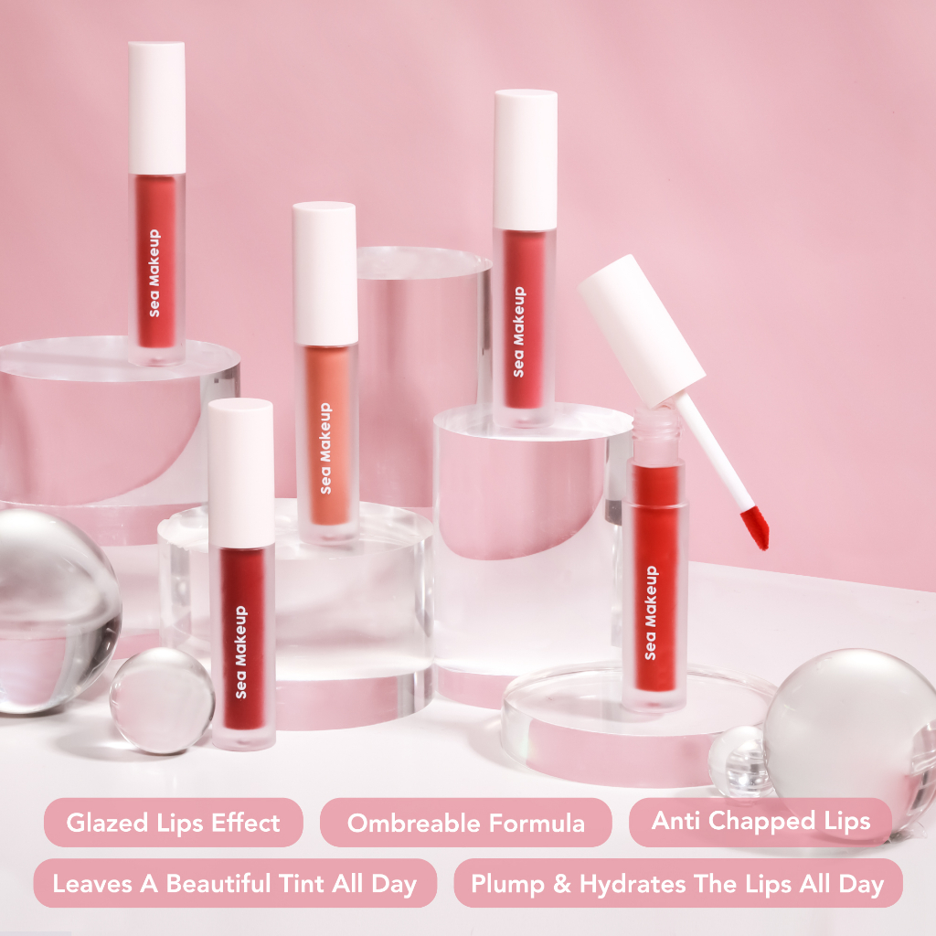 Sea Makeup Slick Cover Jelly Tint 3,2ml - Peach Strudel