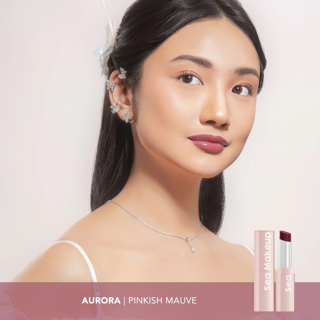 Sea Makeup Gleam Luster Tinted Lip Balm 4.5gr - Aurora