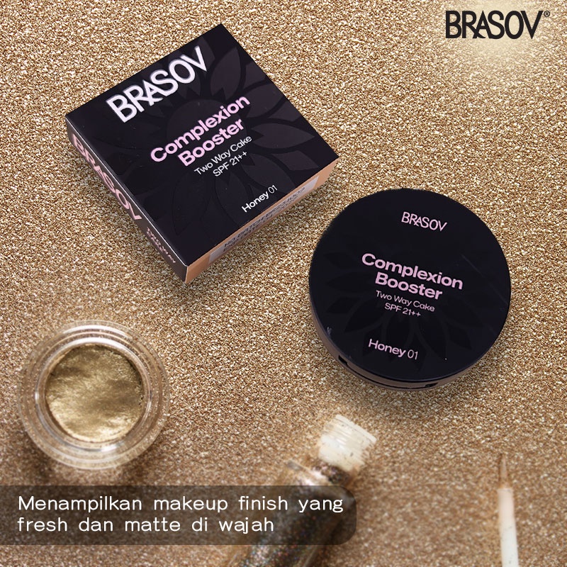 Brasov Complexion Booster Two Way Cake SPF21++ 8,5gr - 03 Milo