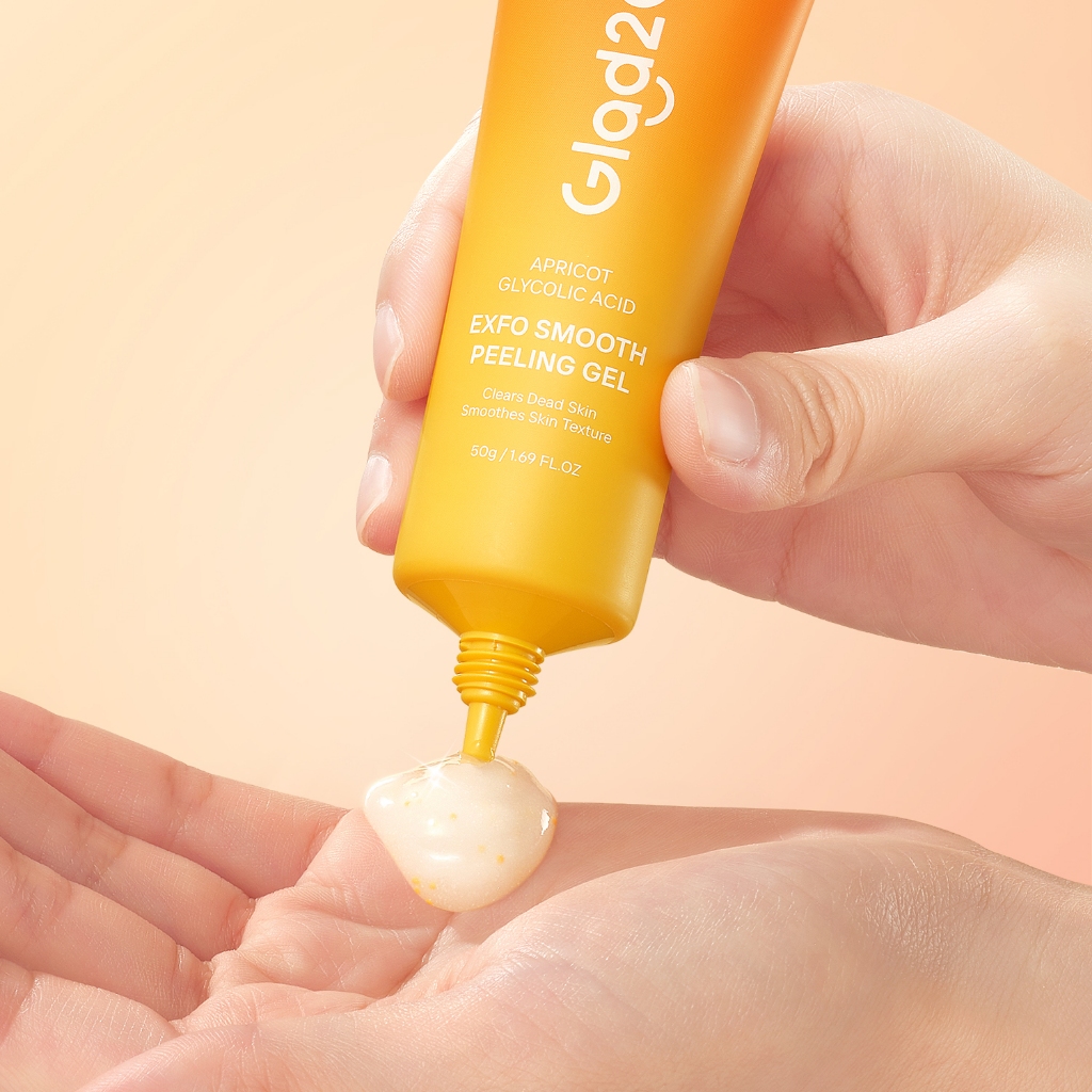 Glad 2 Glow Apricot Glycolic Acid Exfo Smooth Peeling Gel 50gr