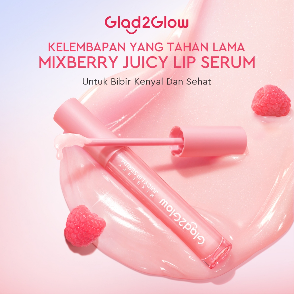 Glad 2 Glow Mixberry Juicy Lip Serum 5.5ml