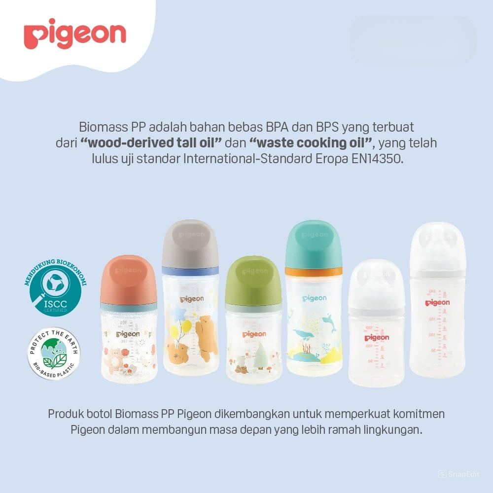 Pigeon Baby Bottle - PP Wide Neck SofTouch Nipple 160ml Kelinci (Umur 0+ Bulan) Botol Susu Bayi