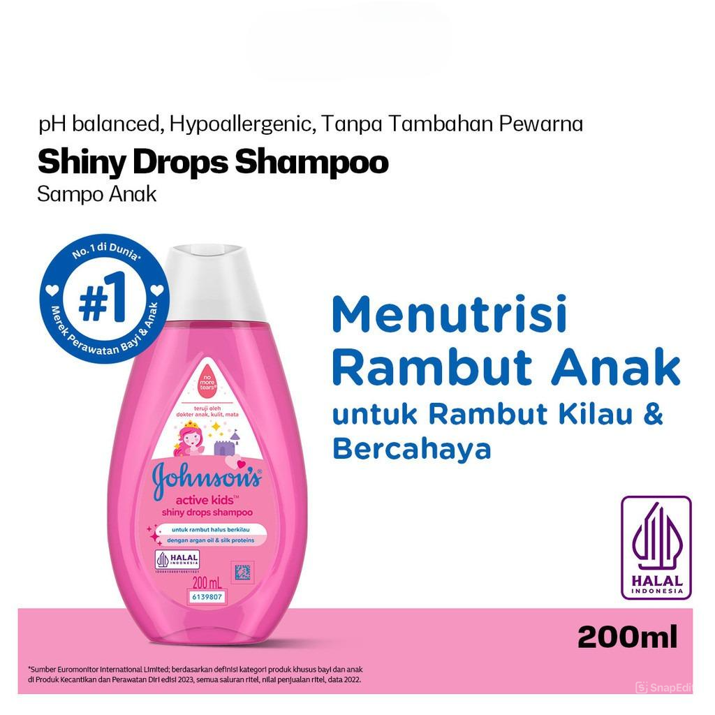 Johnsons Baby Active Kids Shiny Drops Shampoo 200ml Johnsons Baby Active Kids Shiny Drops Shampoo 200ml