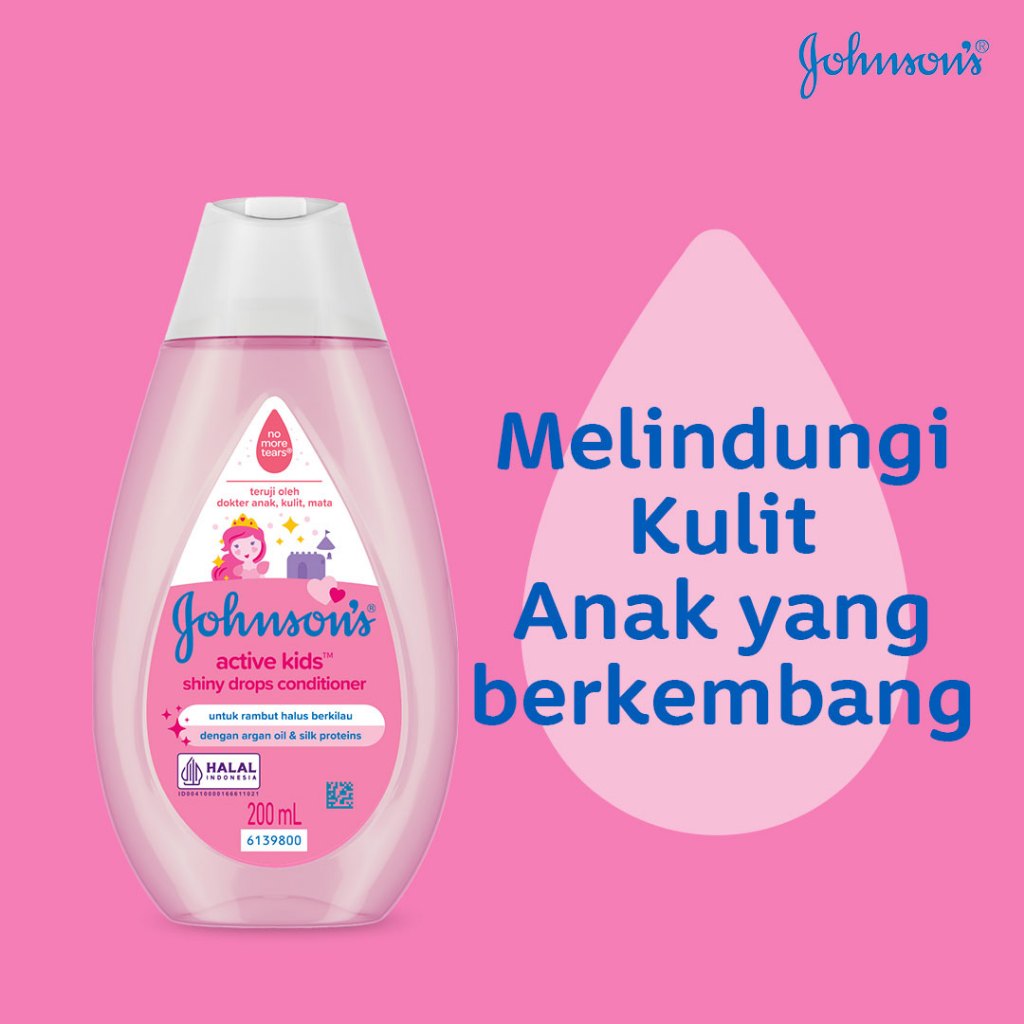 Johnsons Baby Active Kids Shiny Drops Conditioner 200ml