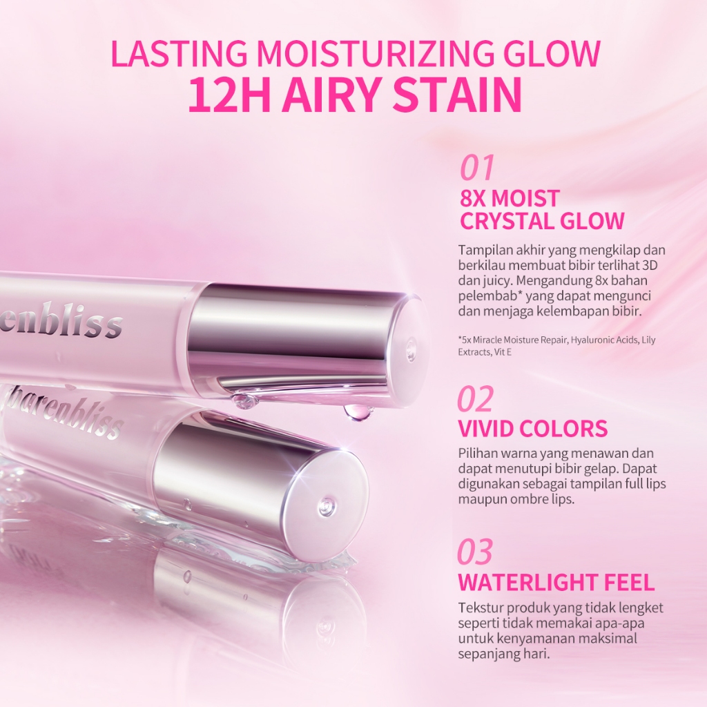 BNB Barenbliss Lily Makes Luminous Glow Tint 2.5gr - 02 Rose Glaze