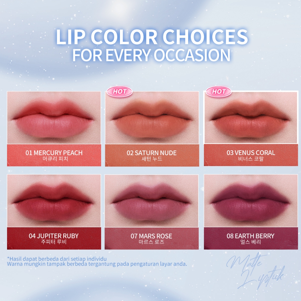 BNB Barenbliss No Gravity Transferproof Matte Lipstick 3gr - 03 Venus Coral