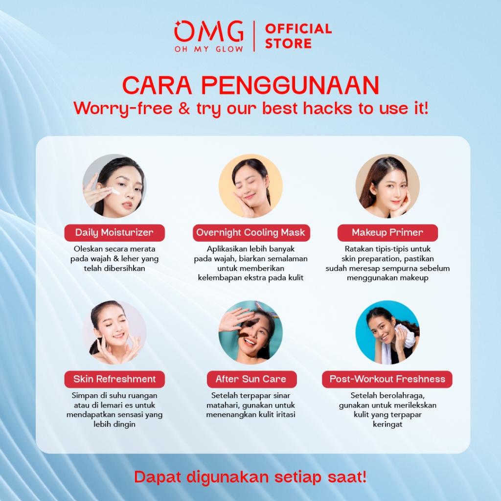 Oh My Glow Panthenol + Ceramide Moisture Gel 30gr (OMG)