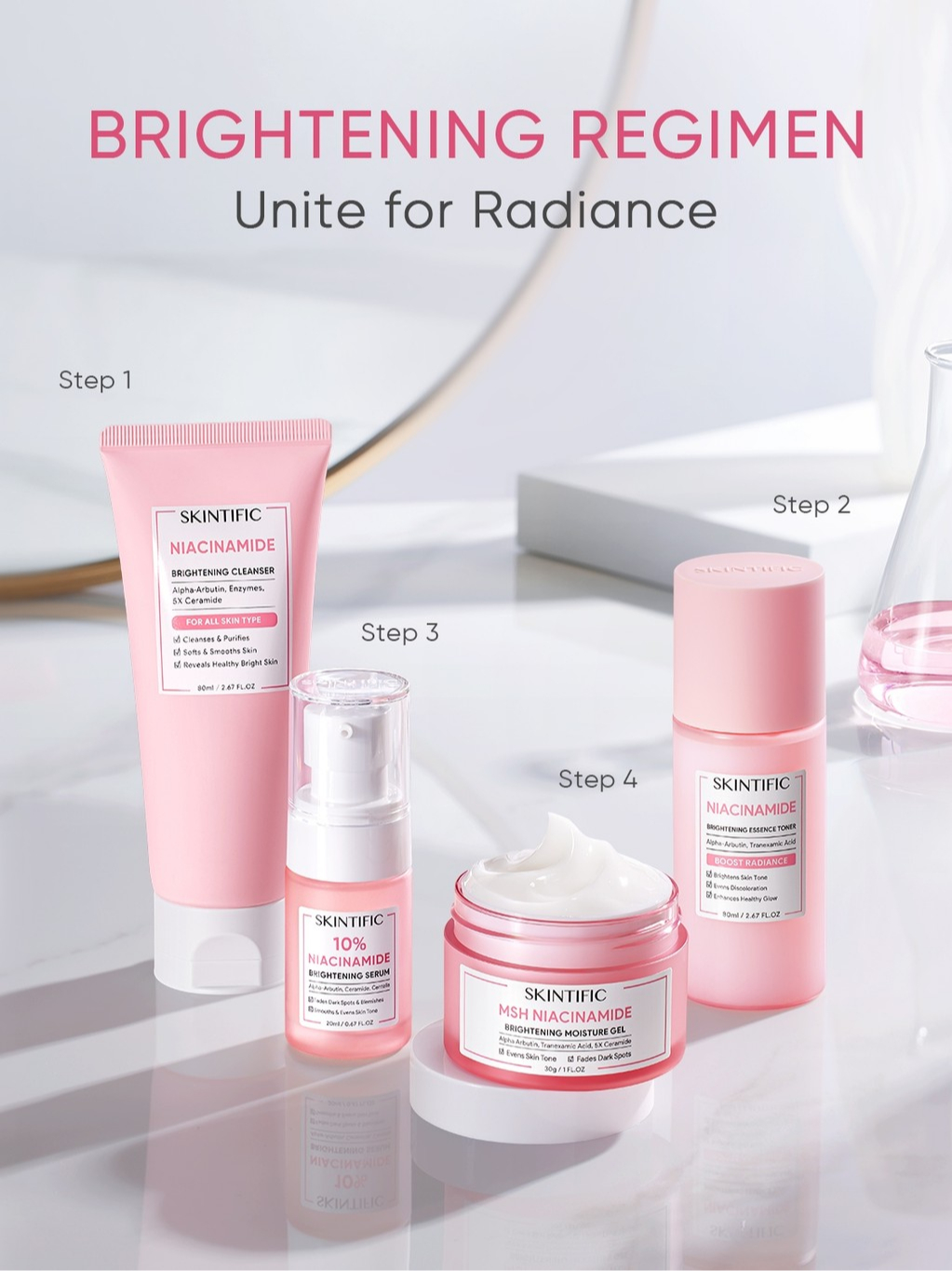 Skintific Niacinamide Brightening Cleanser 120ml