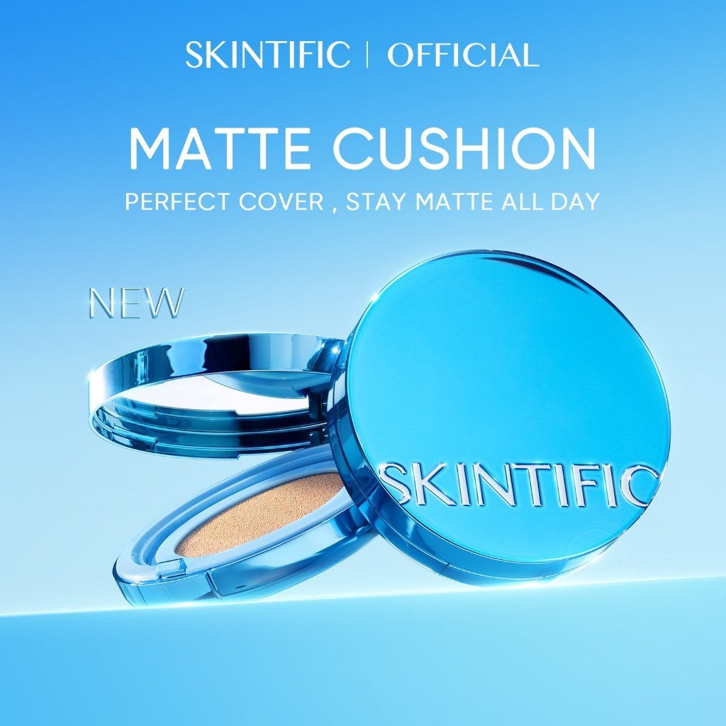 Skintific Perfect Stay Velvet Matte Cushion - 01 Vanilla