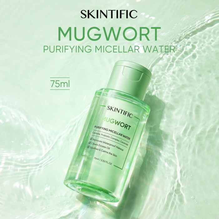 Skintific Mugwort Purifying Micellar Water 75ml (KECIL) *