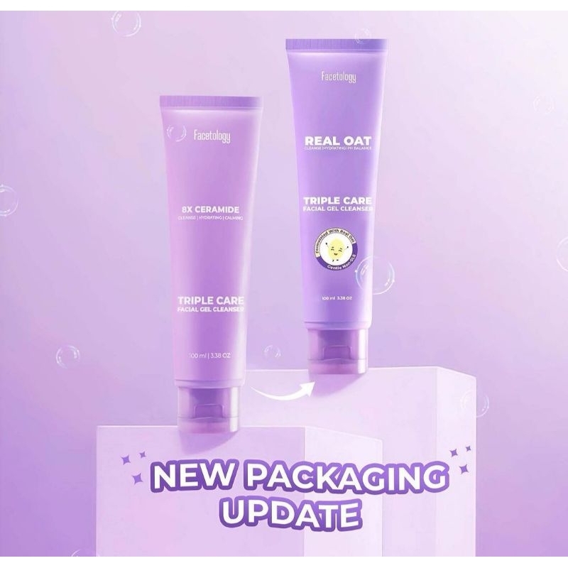 Facetology Triple Care Facial Gel Cleanser 100ml