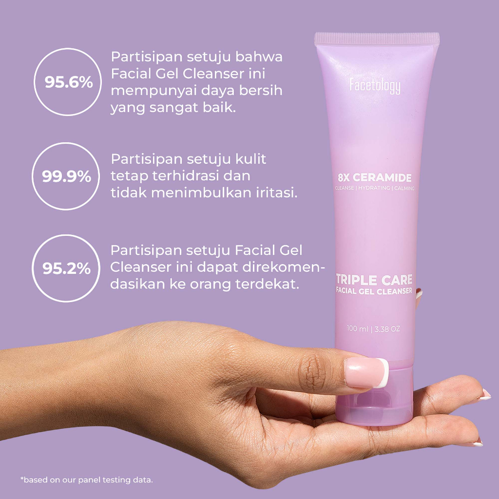 Facetology Triple Care Facial Gel Cleanser 100ml