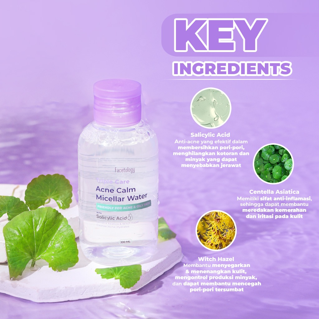 Facetology Triple Care Acne Calm Micellar Water 100ml
