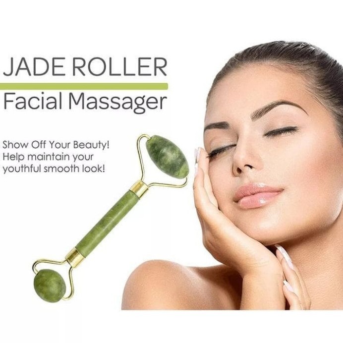 Alat Pijat Wajah Jade Roller