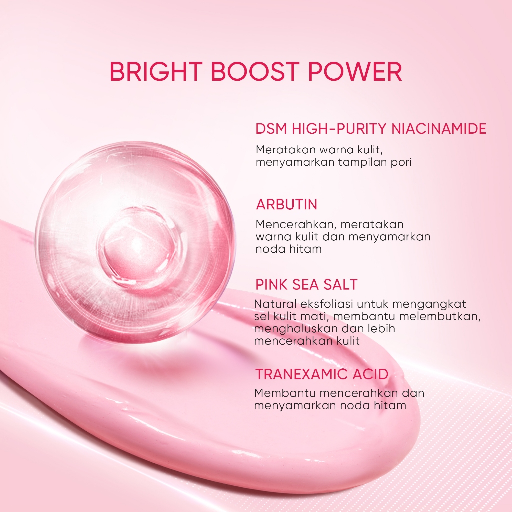 Skintific Niacinamide Bright Boost Clay Stick 40gr
