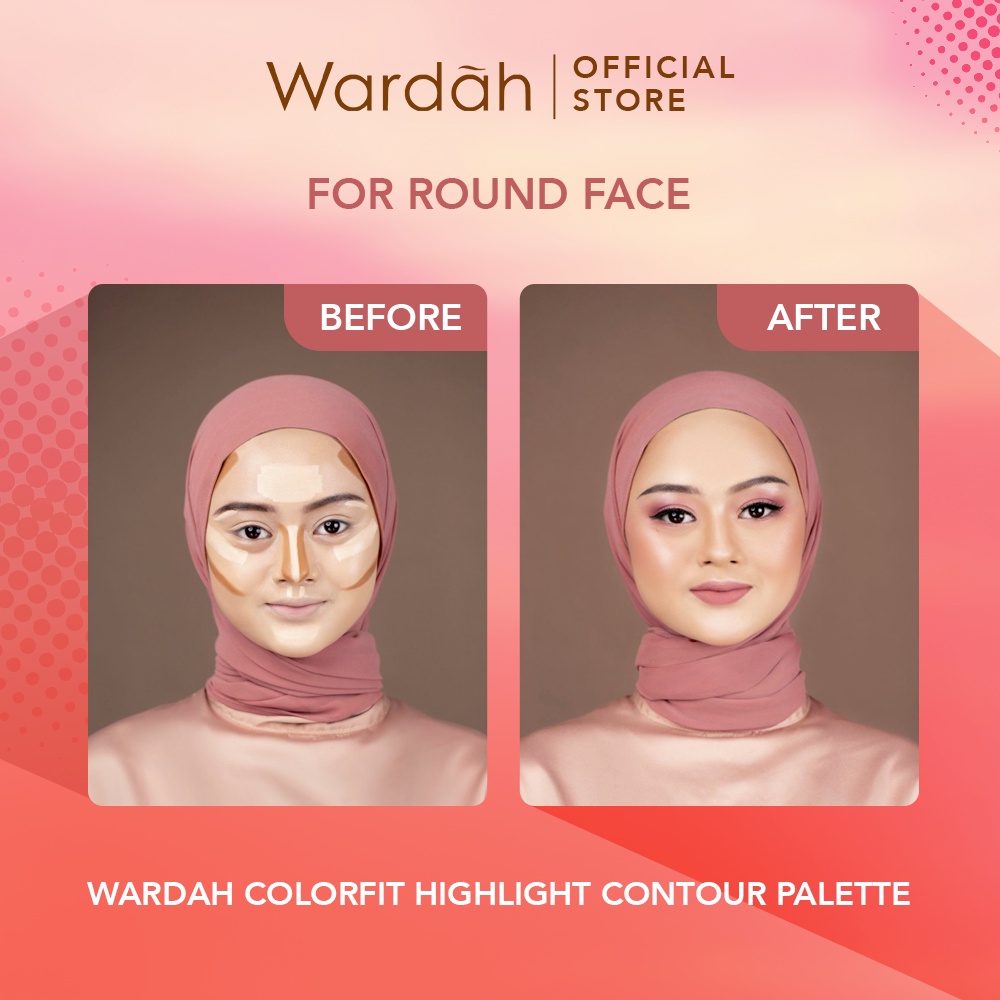 Wardah Colorfit Highlight Countour Palette - 02 Medium