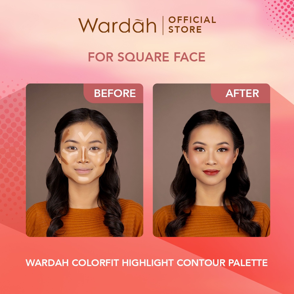 Wardah Colorfit Highlight Countour Palette - 02 Medium