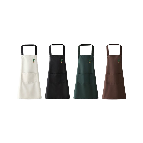 Celemek Masak Polos PVC Premium - COKLAT (Apron Masak Anti Air)