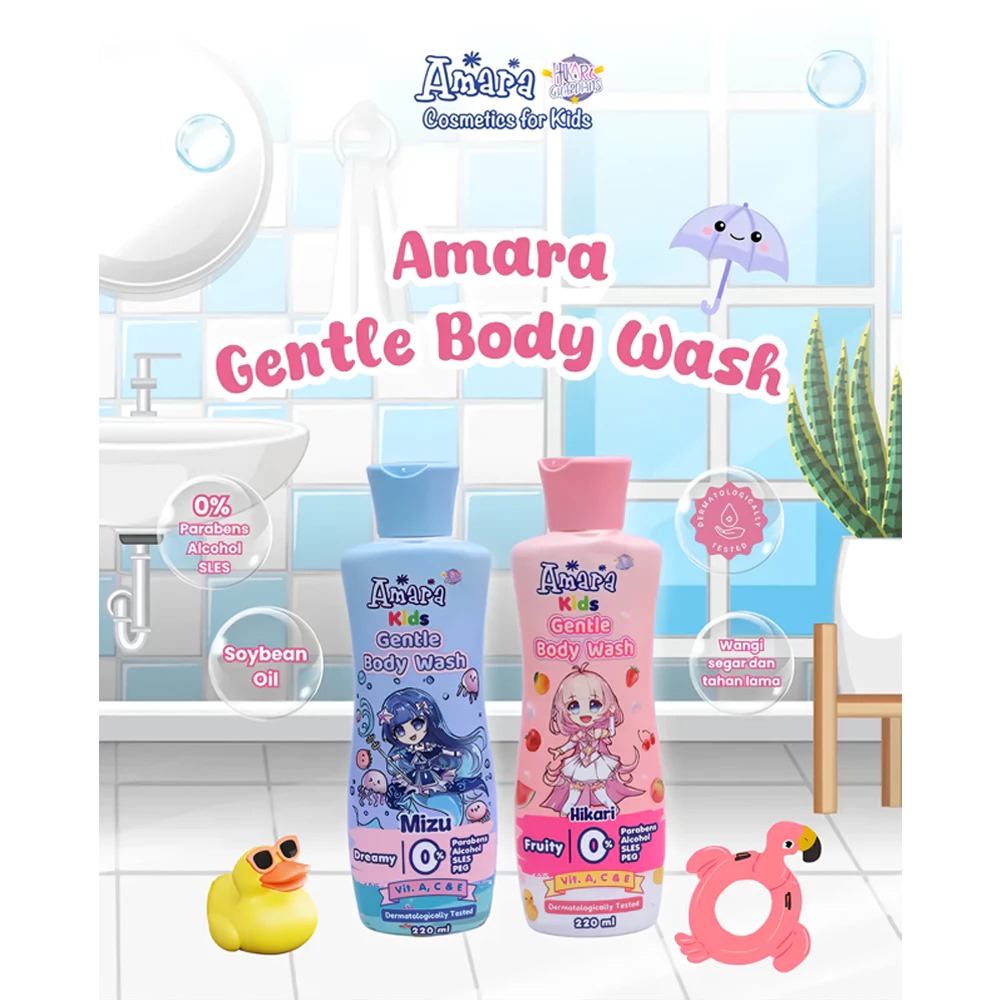 Amara Gentle Body Wash 220ml - Dreamy