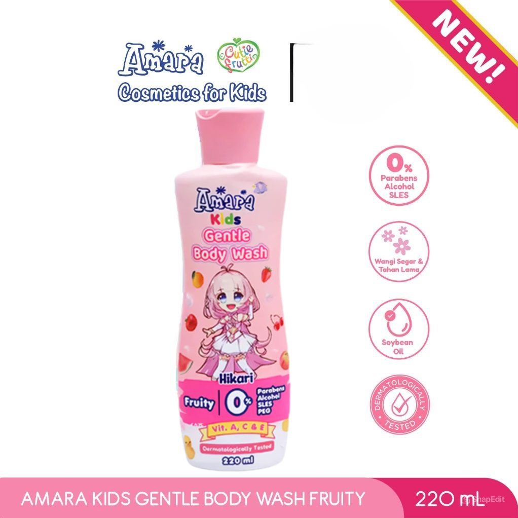 Amara Gentle Body Wash 220ml - Fruity