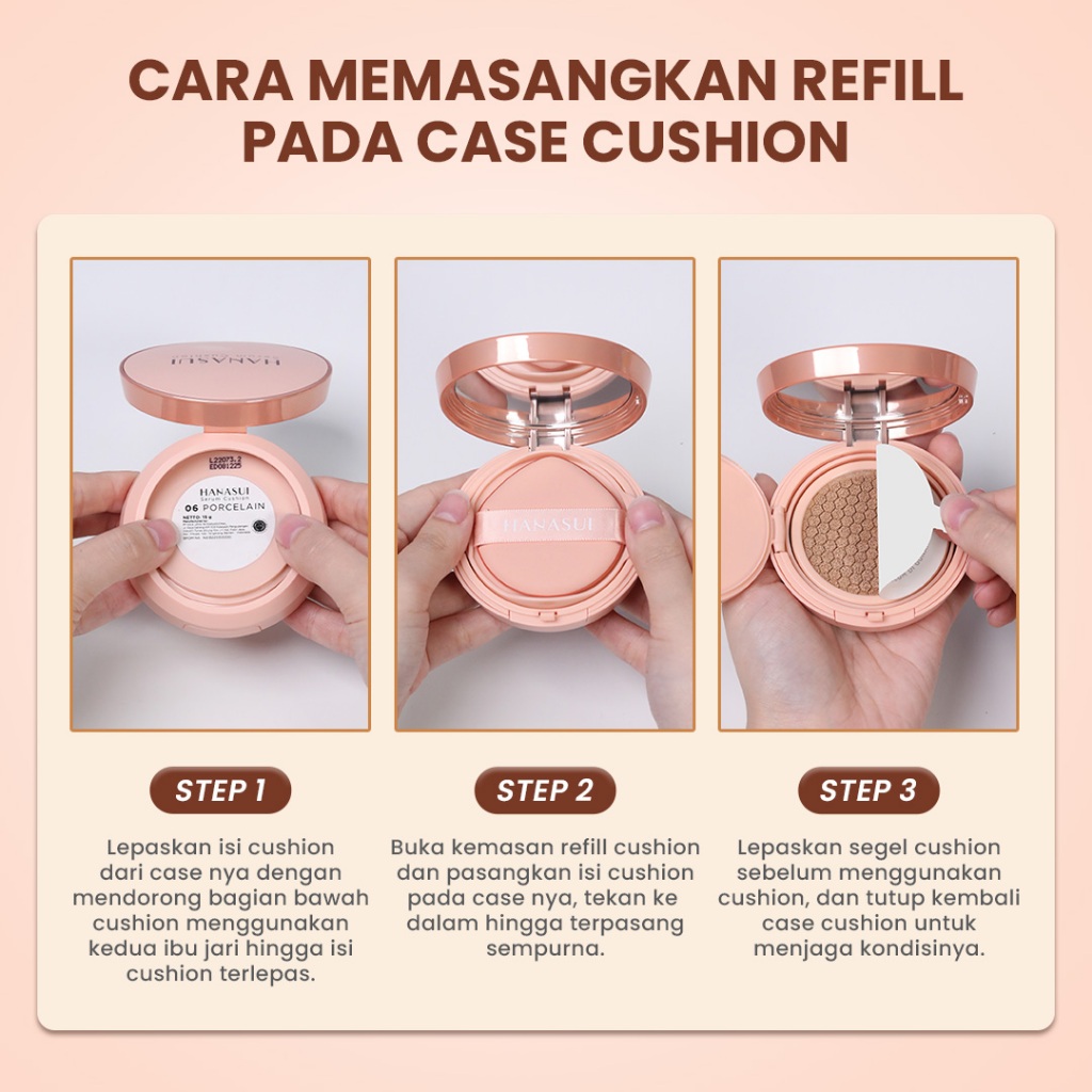 Hanasui Serum Cushion REFILL 15gr - 03 Medium