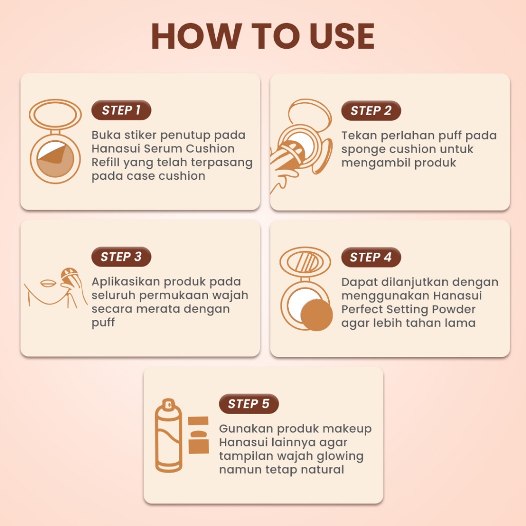 Hanasui Serum Cushion REFILL 15gr - 03 Medium