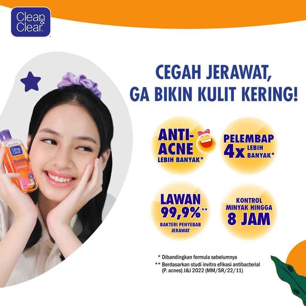 Clean & Clear Foaming Face Wash 50ml