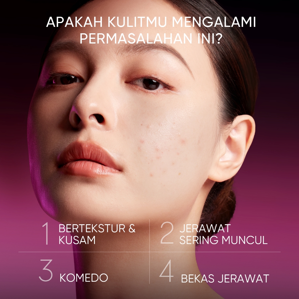 Skintific 12% AHA BHA PHA LHA Peeling Solution Serum 30ml