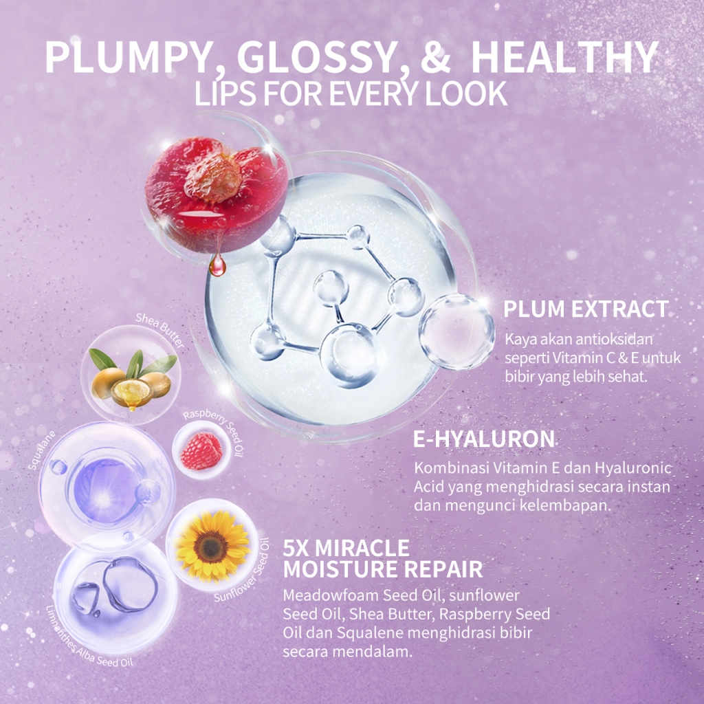 BNB Barenbliss Plum Makes Plumping Lip Gloss 2.5gr  - 02 MLBB