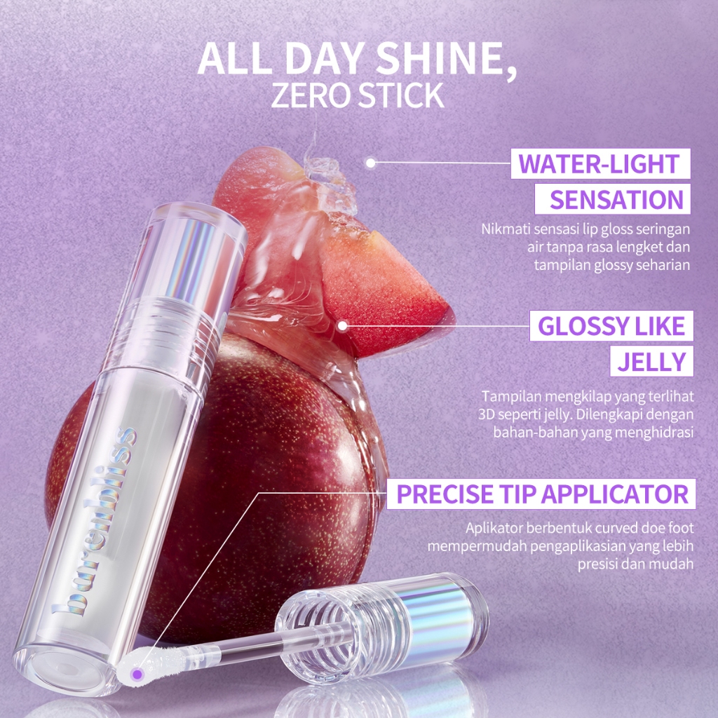 BNB Barenbliss Plum Makes Plumping Lip Gloss 2.5gr - 03 Too Hot