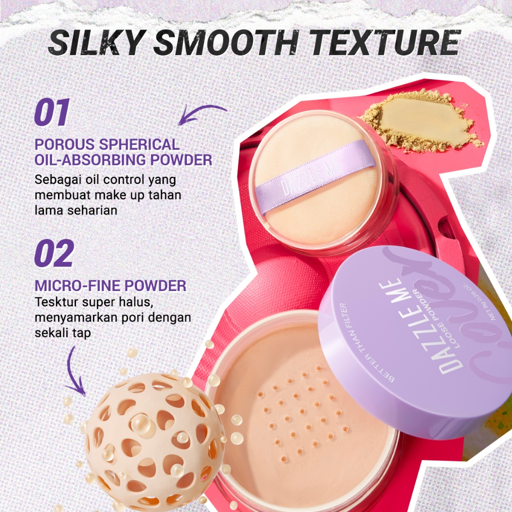 Dazzle Me Better Than Filter Fixed Loose Powder 8gr - T01 True Translucent