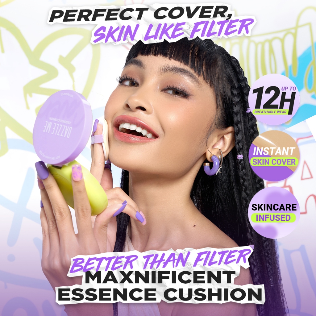 Dazzle Me Better Than Filter Maxnificent Essence Cushion 15gr - C01 Fair Porcelain