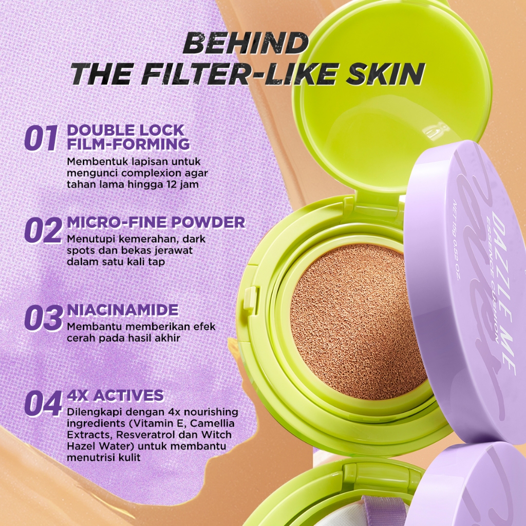 Dazzle Me Better Than Filter Maxnificent Essence Cushion 15gr - N04 Medium Fawn