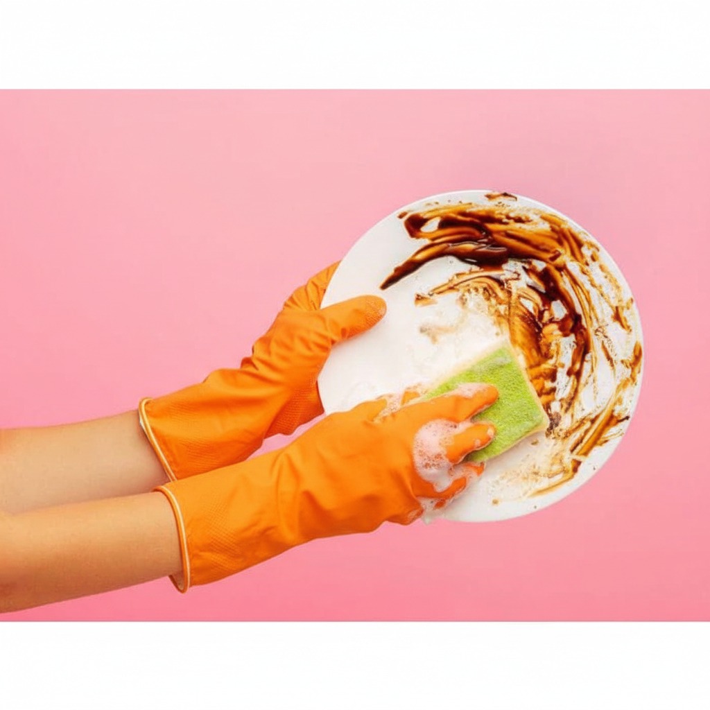 Sarung Tangan Karet Ukuran L (Latex Gloves)