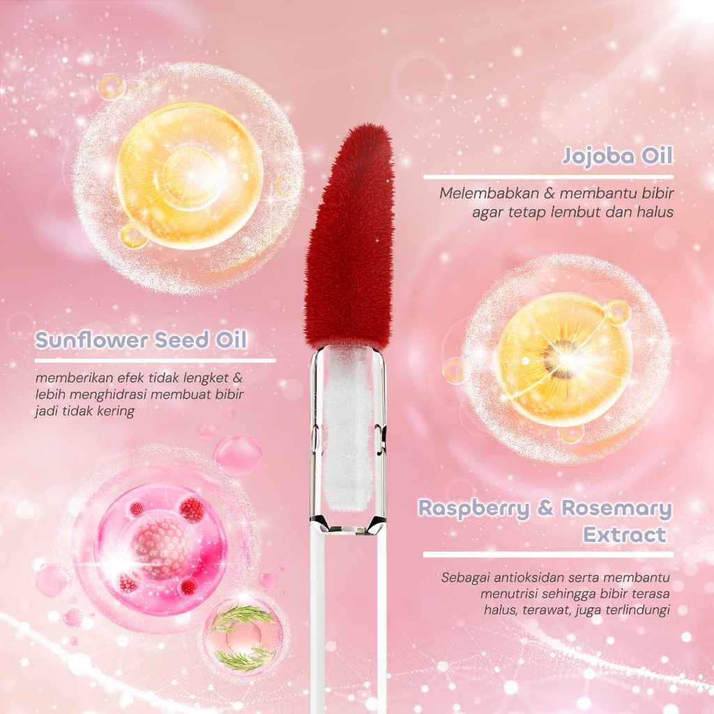 Xi Xiu Divine Lipteen Stain 2.5gr - 02 Red Moon