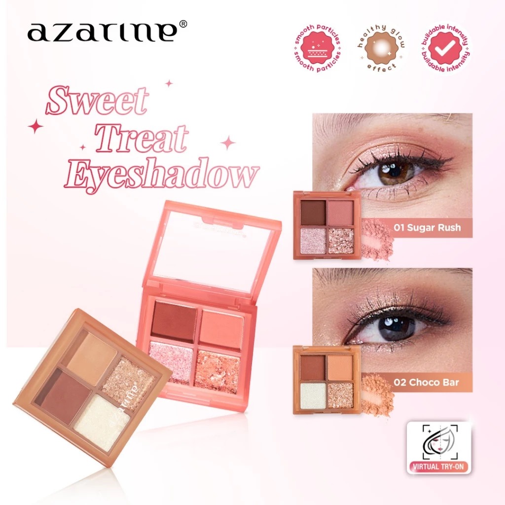 Azarine Sweet Treats Eyeshadow 5.5gr - 01 Sugar Rush