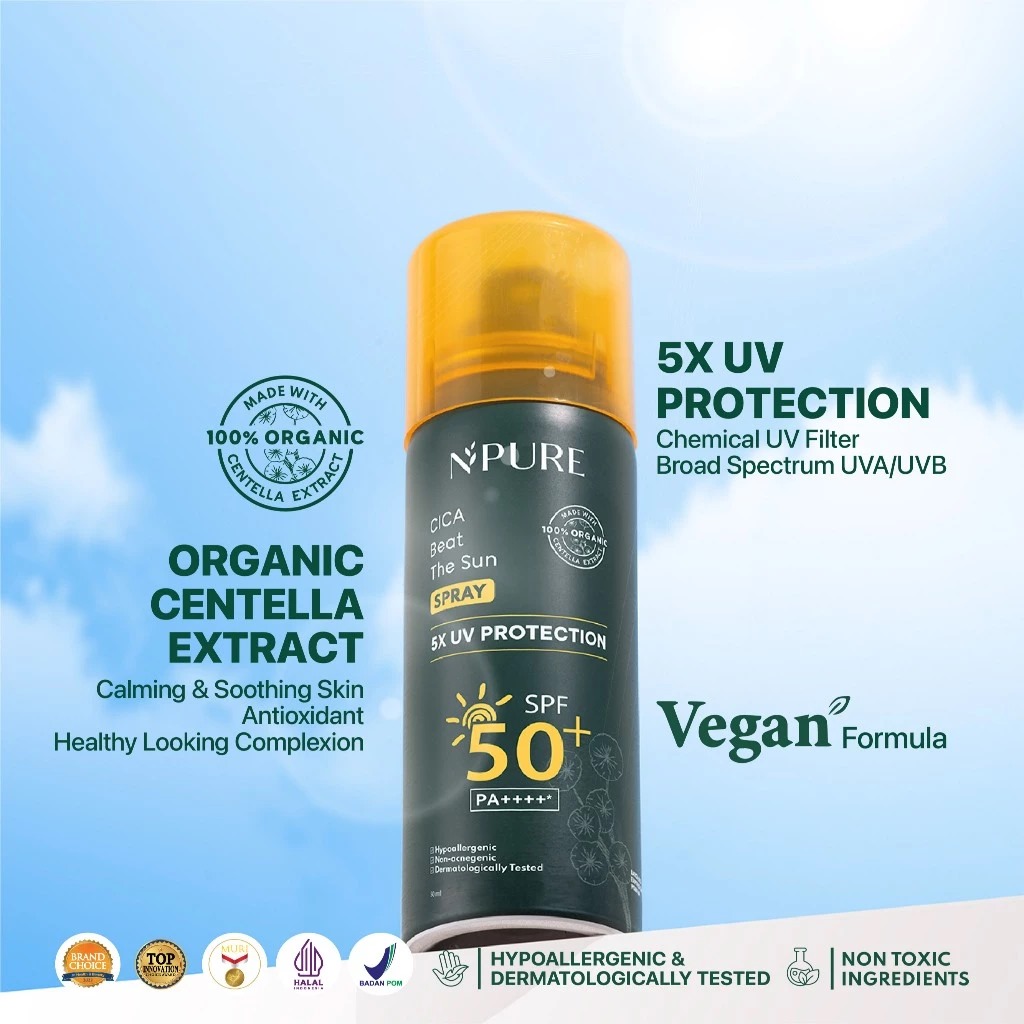 Npure Cica Beat The Sun Spray SPF50+ PA++++ 50ml